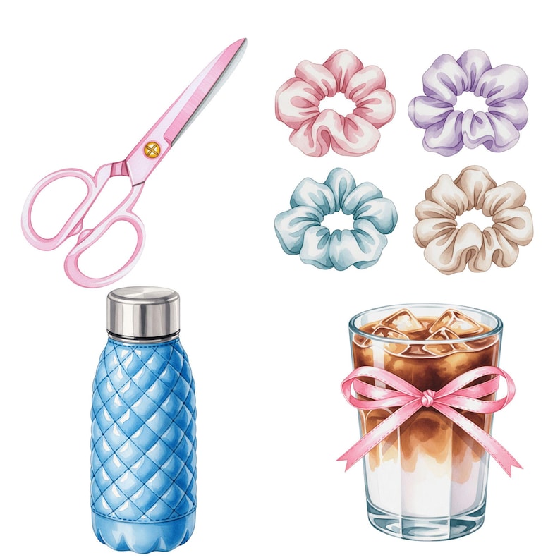 Cute school supplies PNG for classroom decor and digital teaching materials