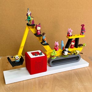 Tonies shelf, Digger theme
