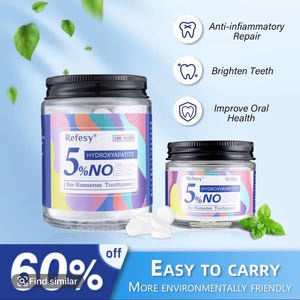 feste Zahnpastatabletten 62 Tabletten