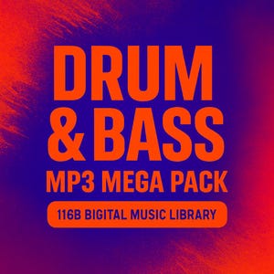 Drum & Bass MP3 Mega Pack: 11GB DJ Music Library (Digital Download)