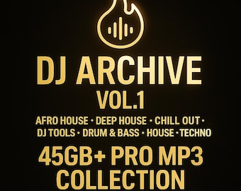 45GB DJ Archive Vol. 1 | 8-Genre MP3 Music Collection