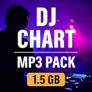 DJ Chart MP3 Pack: Top Club Hits & Party Anthems (1.5GB Digital Download)
