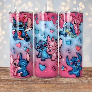 Nadmuchany ścieg Tumbler Design PNG, 3D Puffy Stitch Design Sublimacja, 3D Stitch Tumbler Wraps 20oz Skinny Sublimacja Cyfrowe pobieranie