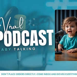 I will create viral baby talking podcast ai videos with lipsync