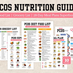 PCOS-dietlista, näringsguide (utskrivbar PDF)