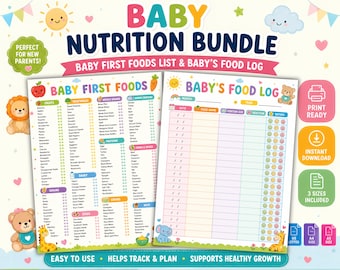 Checklist babyvoeding, speenschema en tracker, logboek babyvoeding, basisvoeding, afdrukbare baby's eerste voeding, tracker babyvoeding