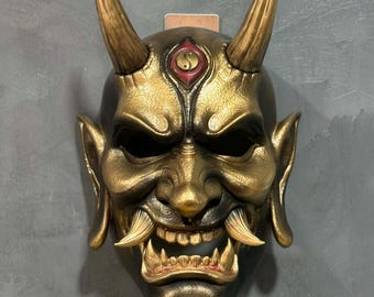 Masque Airsoft Hannya Samouraï Oni – Kabuki, Halloween, Cosplay – KK03