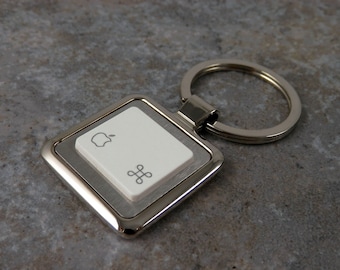 Llavero de Mac Command Key reciclado, regalo tecnológico
