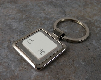 Apple, Command Key, Key ring, key chain, men's, women's, gifts, christmas, birthday, techie, geek, nerd