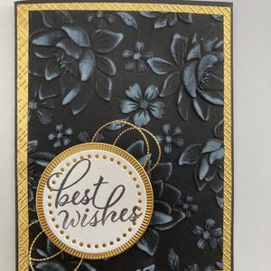 Cartão de Casamento. Cartão de Saudação. Cartão Único. Cartão de Casamento em Folha de Ouro. Cartão Feito à Mão. Cartão de Casamento Especial. Pronto para Enviar!