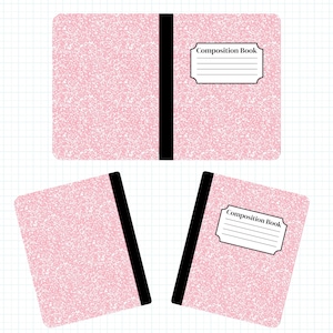 Composition Book Mockup Template, Drag And Drop,Back To School, School Notebook Cover,Composition Book Cover,Instant Download Canva Template image 7
