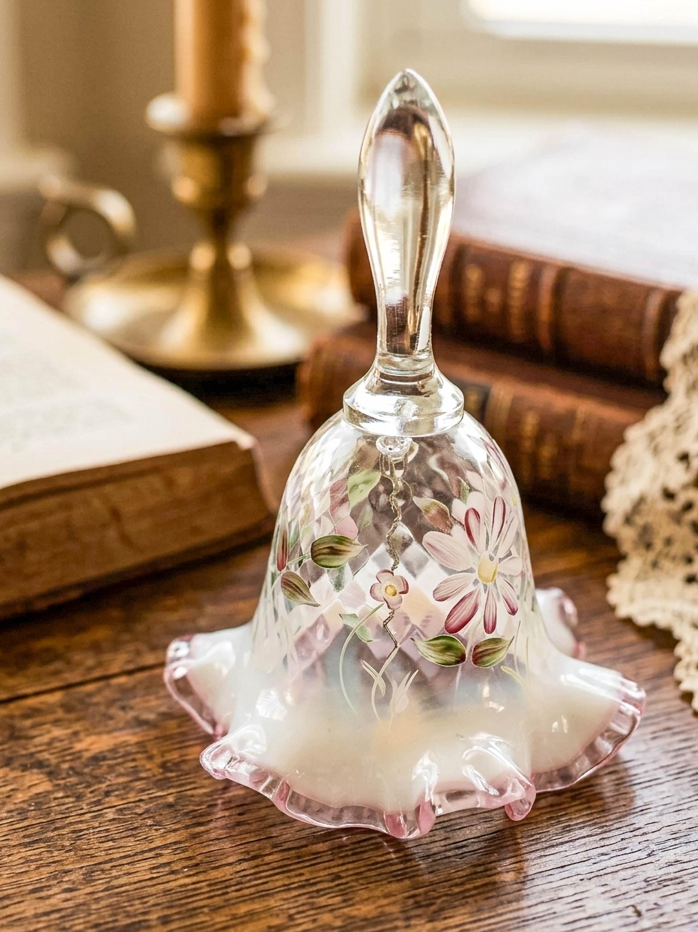 Fenton 1993 手描き冬の風景皿 Fenton - Etsy