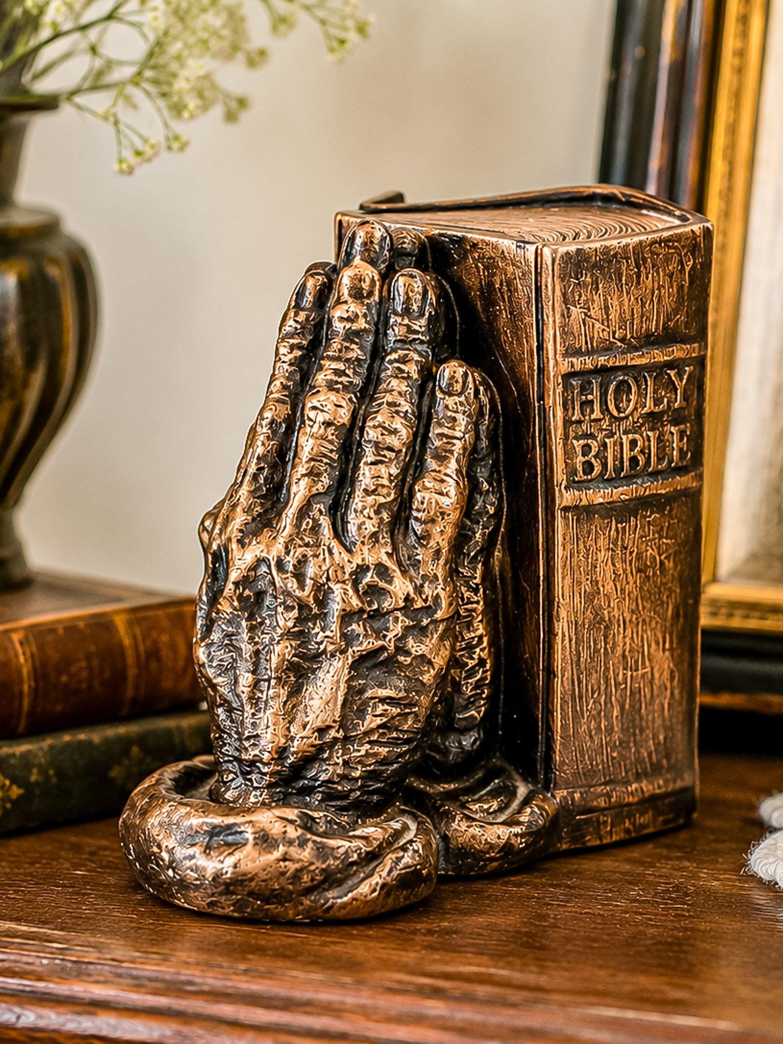 Praying Hand Bookends - Etsy