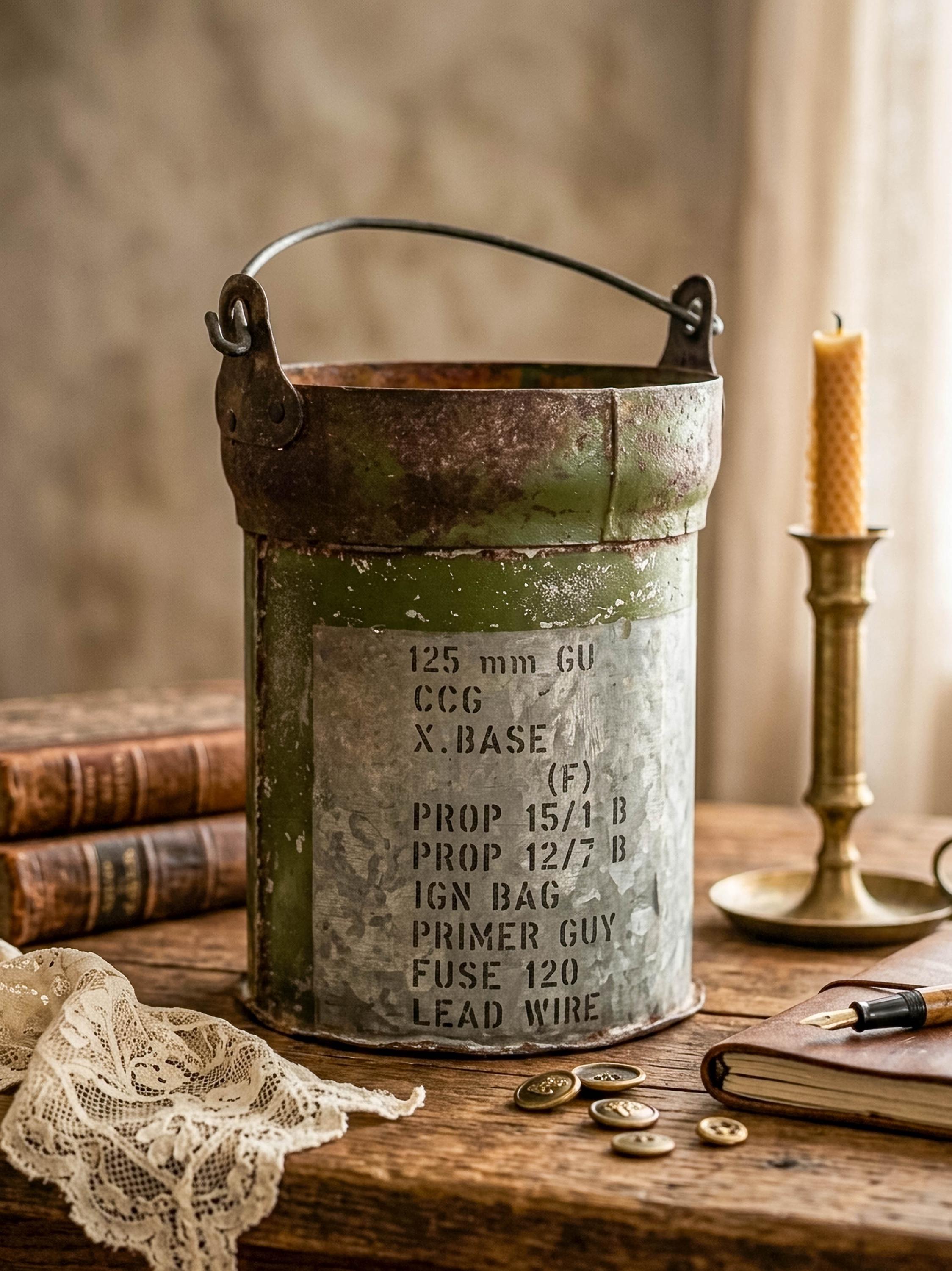 Vintage Ammo Canister - Etsy
