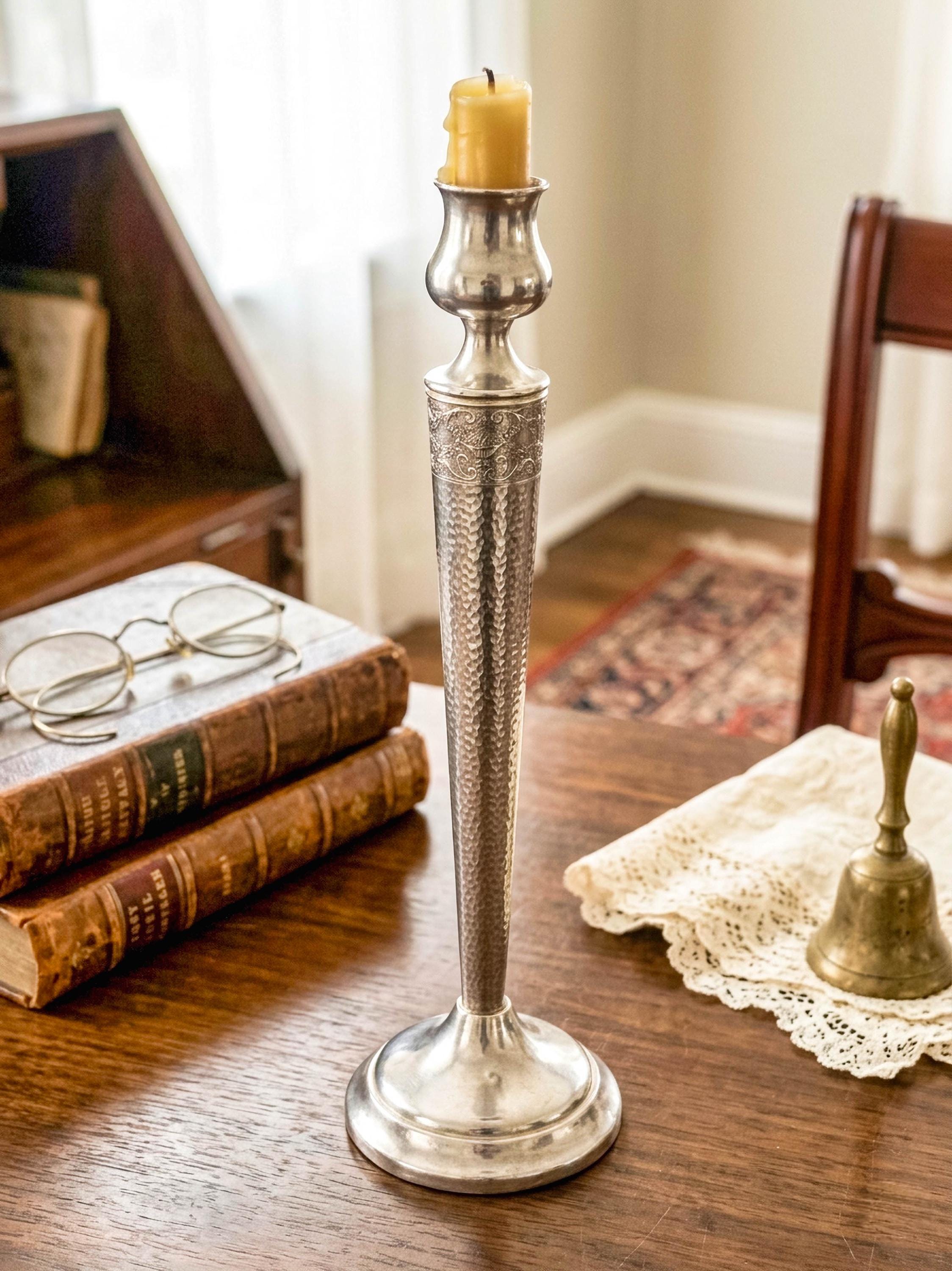 Weighted Sterling Silver Candle Holder - Etsy