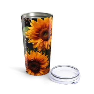 Becher 20 Unzen - Orange Sonnenblumen
