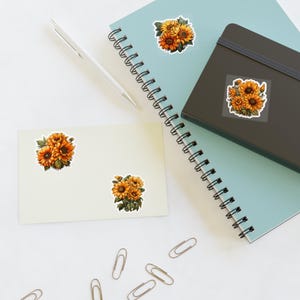Sticker Sheets - Sunflowers Orange