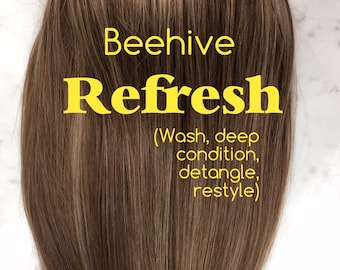 Beehive Refresh - wash/restyle Beehive Cheer Hair