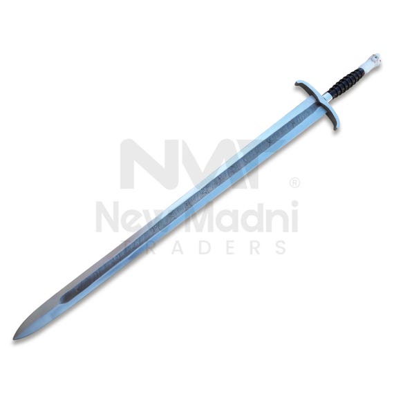 38" Damascus Dual Edge Black Handle Replica Long Claw Sword NMT-2523