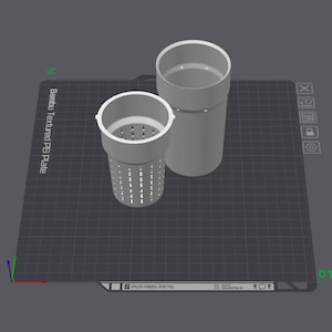 Self Watering Planter (6cm) with Inner Pot - Support-Free 3D Print File (3MF)