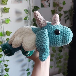 Dragon crochet plushie