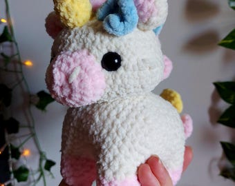 Unicorn Crochet Plushie – Handmade Soft Amigurumi Toy