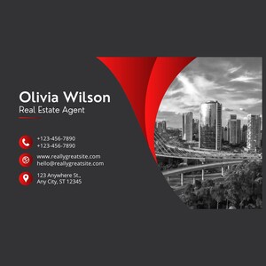 Sjabloon voor bewerkbare visitekaartjes | Digitaal canvasontwerp | Online visitekaartje | Direct downloaden
