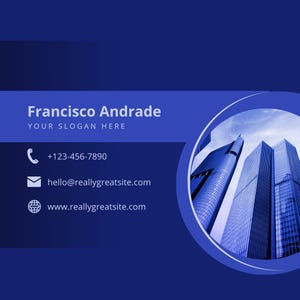 Sjabloon voor moderne visitekaartjes | Gedurfd canvasontwerp | Bewerkbare digitale kaart | Vierkant | Direct downloaden | Online branding