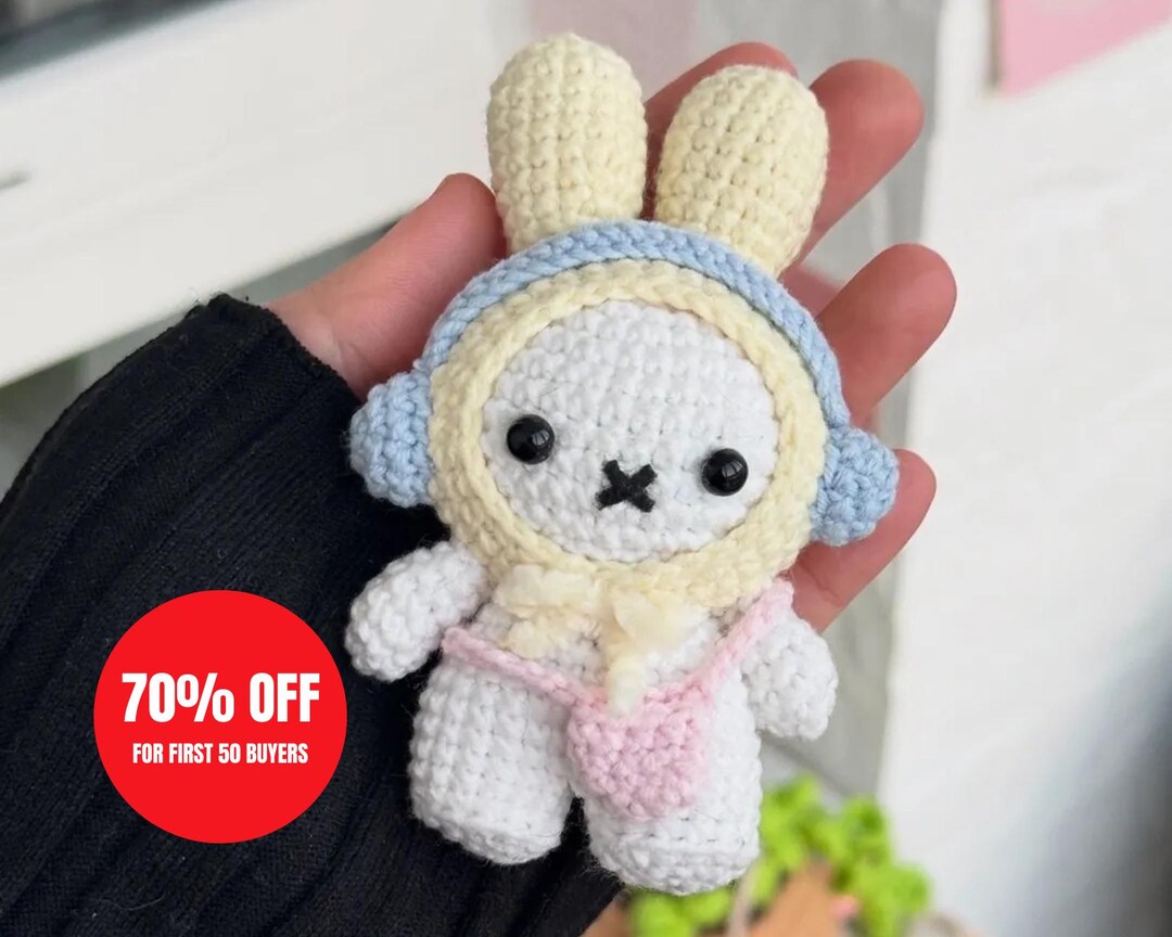 Miffy Bunny Crochet Pattern With Extra Accessories, Amigurumi PDF ...