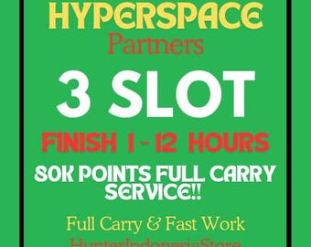 3x Slot - HYPERSPACE PARTNERS - Monopoly_Go Event - Rush Fast Delivery _ Fast Work