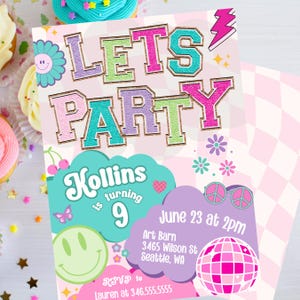 Letter Patch Invitation