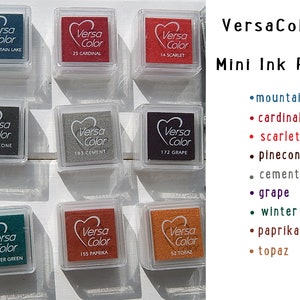 Ink Pad Versacolor Evergreen No. 29, Large Ink Pad, Green Ink Pad