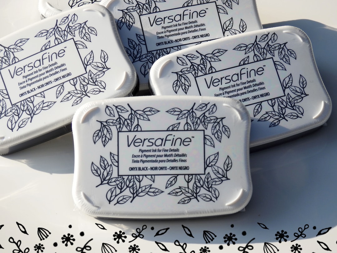 Versafine Ink Pad Onyx Black Black Ink Pad Etsy