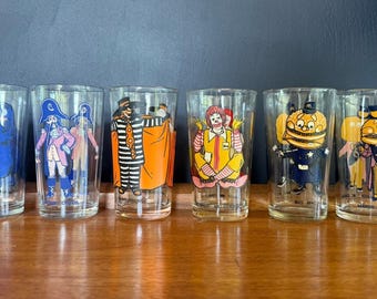 Assortment of Vintage McDonald's Collectable Glassware
