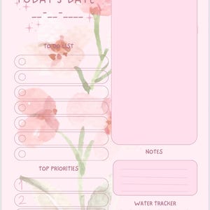 Daily Planner Printable | 8.5x11 inch | To-Do List & Schedule