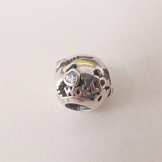 Pandora Ale 925 Sterling Silver Around the World Charm