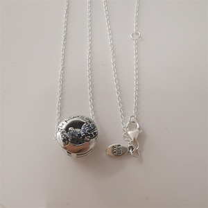 collana pandora s925 silver azure fantasy necklace