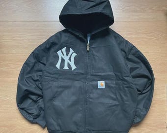 Chaqueta vintage Carhartt Reworked de los New York Yankees para trabajo