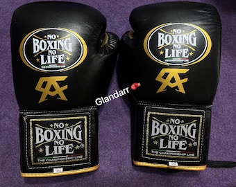 Custom Handmade Leather Boxing Gloves | Personalized Sparring & Training Gear | Professional Fight Gloves