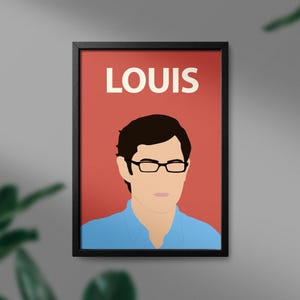 Louis Theroux Art Print: Minimalist Portrait (Digital Download)