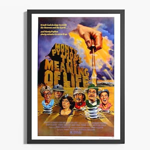 Monty Python's Meaning of Life 1983 Movie Poster (Digital Download)
