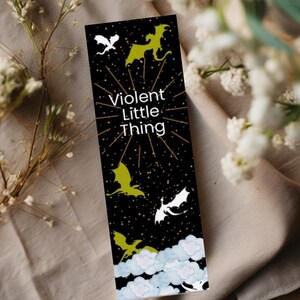 Fourth Wing Inspired Bookmark