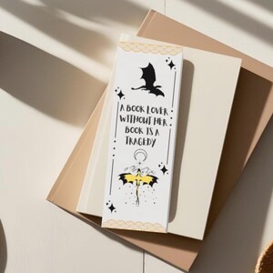 Fourth Wing Inspired Bookmark