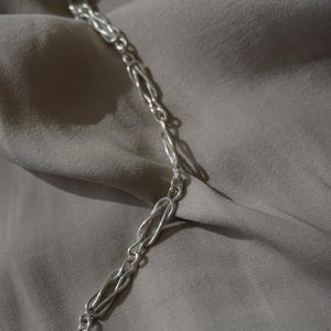 Handmade Sterling Silver Lover&#39;s Knot Link Chain Bracelet – Made to Order