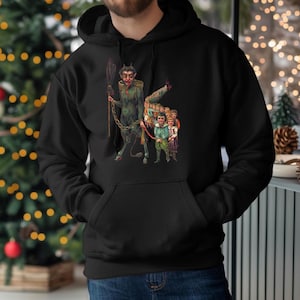 Krampus Hoodie, Krampus Sweatshirt, Krampus Shirt, Krampus, Gruss Vom Krampus, Creepy Christmas, Krampus Decor, Krampus Christmas