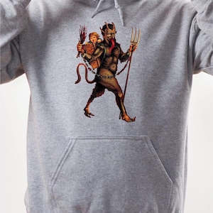 Krampus Hoodie, Krampus Sweatshirt, Krampus Shirt, Krampus, Gruss Vom Krampus, Creepy Christmas, Krampus Decor, Krampus Christmas