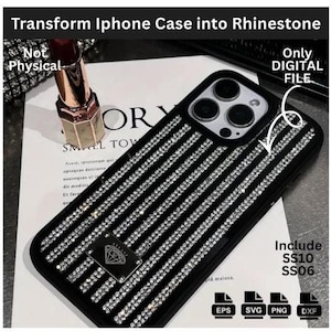 Strassmönster för alla iPhone-skal SS10 SS06 Digitala filer Direktnedladdning (ej fysisk)