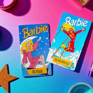 50% OFF TODAY - Barbie Pink Tarot Deck | Kawaii Pastel Aesthetic | Pop-Culture Divination Gift | Beginner Tarot Deck | 78 Card Tarot