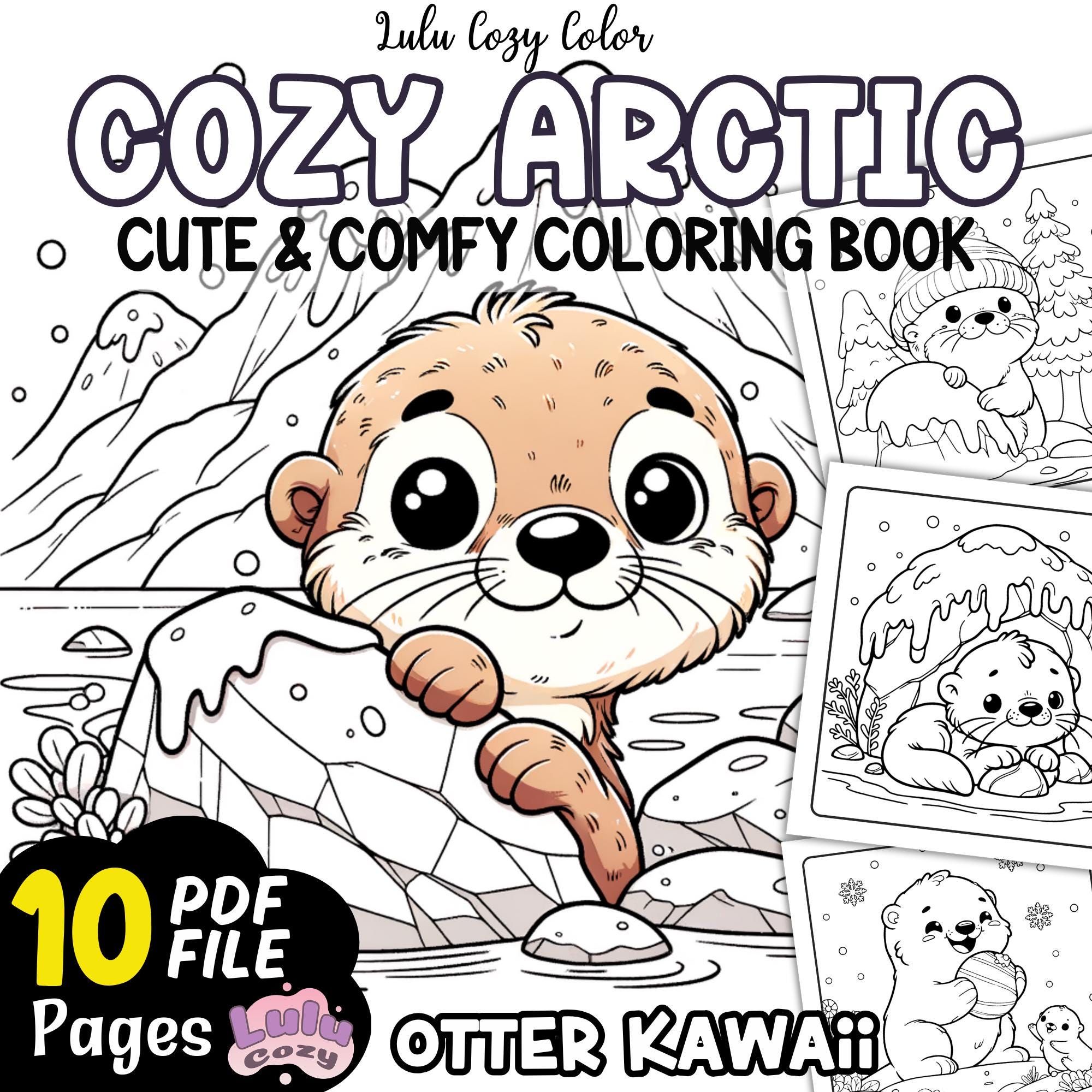 Otter coloring - Etsy België, image size:2000x2000