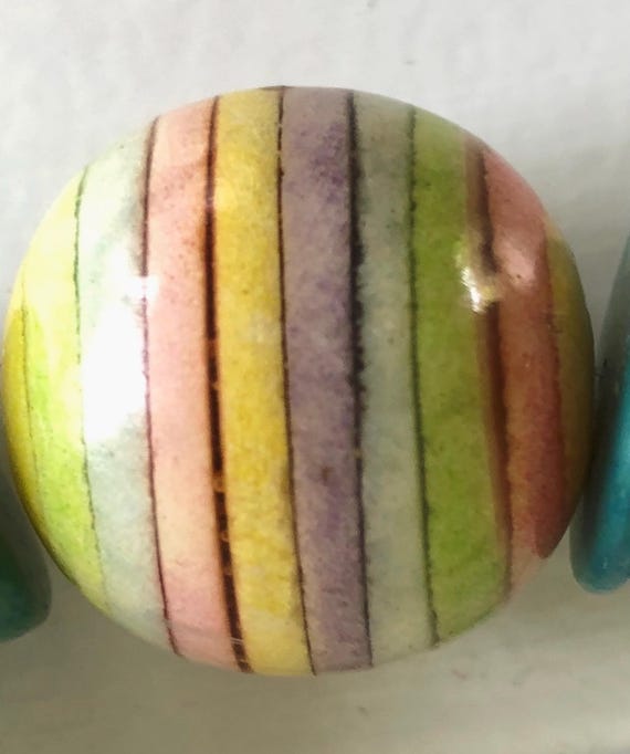 Vintage Southwestern Style Chunky Turquoise Blue … - image 5